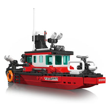 Load image into Gallery viewer, 315PCS MOC Fire Boat Ship Model Toy Building Block Brick Gift Kids DIY Set New