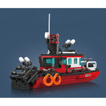 Load image into Gallery viewer, 315PCS MOC Fire Boat Ship Model Toy Building Block Brick Gift Kids DIY Set New
