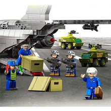 Load image into Gallery viewer, 1416PCS MOC Military Y-20 Xian Large Transport Aircraft Airplane Figure Model Toy Building Block Brick Gift Kids DIY Set New Compatible Lego