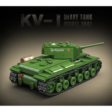 Load image into Gallery viewer, 1192PCS Military 1941 KV-1 Heavy Tank Figure Model Toy Building Block Brick Gift Kids DIY Set New Compatible Lego
