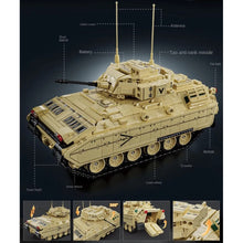 Load image into Gallery viewer, 1862PCS Military Large M2 Bradley Infantry Fighting Vehicle IFV Model Toy Building Block Brick Gift Kids DIY Set New Compatible Lego