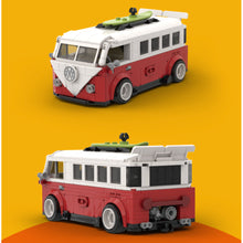Load image into Gallery viewer, 400PCS MOC Technic Speed Summer VW T1 Van Camper Car Model Toy Building Block Brick Gift Kids DIY Set New Compatible Lego