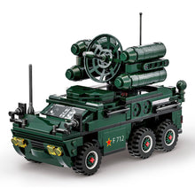 Load image into Gallery viewer, 493PCS Military Anti-Aircraft Missile Armored Vehicle Model Toy Building Block Brick Gift Kids DIY Set New Compatible Lego