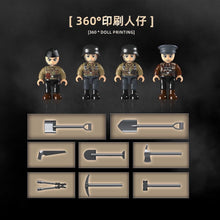 Load image into Gallery viewer, 1267PCS MOC Military Sd.Kfz.251/20 Ausf.D UHU Armored Vehicle Scene Figure Model Toy Building Block Brick Gift Kids DIY Set New 1:28 Compatible Lego