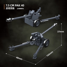 Load image into Gallery viewer, 1232PCS MOC Military Atlantic Defensive Position Scene Figure Model Toy Building Block Brick Gift Kids DIY Set New 1:35 Compatible Lego