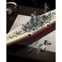 Load image into Gallery viewer, 2686PCS MOC Military Large Bismarck Class Battleship Model Toy Building Block Brick Gift Kids DIY Set New 1:300 Compatible Lego
