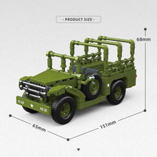 Load image into Gallery viewer, 313PCS MOC Military M3 37mm Dodge Beep WC52 Jeep Model Toy Building Block Brick Gift Kids DIY Set New 1:35 Compatible Lego