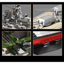 Load image into Gallery viewer, 2686PCS MOC Military Large Bismarck Class Battleship Model Toy Building Block Brick Gift Kids DIY Set New 1:300 Compatible Lego