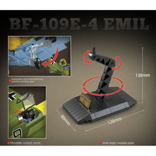 Load image into Gallery viewer, 631PCS Military BF-109E-4 EMIL Air Fighter Airplane Aircraft Figure Model Toy Building Block Brick Gift Kids DIY Set New Compatible Lego