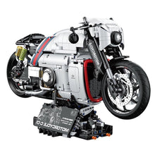 Load image into Gallery viewer, 2616PCS MOC 2in1 Transformer Mecha Lotus C-01 Racing Sports Motorcycle Model Toy Building Block Brick Gift Kids DIY Set New 1:5