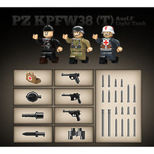 Load image into Gallery viewer, 730PCS Military PZ KPFW 38T Ausf.f Light Tank Figure Model Toy Building Block Brick Gift Kids DIY Set New Compatible Lego