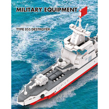 Load image into Gallery viewer, 364PCS Military Type 055 Destroyer Ship Boat Model Toy Building Block Brick Gift Kids DIY Set New Compatible Lego