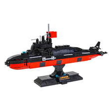 Load image into Gallery viewer, 389PCS Military Strategic Nuclear Submarine Model Toy Building Block Brick Gift Kids DIY Set New Compatible Lego