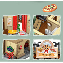 Load image into Gallery viewer, 3104PCS MOC City Street Large Parisian Restaurant Model Toy Building Block Brick Gift Kids DIY Set New Compatible Lego