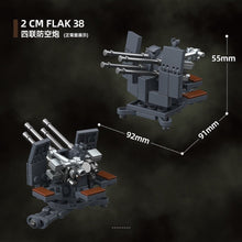 Load image into Gallery viewer, 1232PCS MOC Military Atlantic Defensive Position Scene Figure Model Toy Building Block Brick Gift Kids DIY Set New 1:35 Compatible Lego