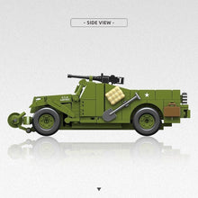 Load image into Gallery viewer, 300PCS MOC Military M3A1 Scout Car 4x4 Model Toy Building Block Brick Gift Kids DIY Set New 1:35 Compatible Lego
