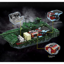 Load image into Gallery viewer, 2326PCS Military Static Large T-14 Armata Main Battle Tank Model Toy Building Block Brick Gift Kids DIY Set New Compatible Lego