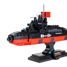 Load image into Gallery viewer, 389PCS Military Strategic Nuclear Submarine Model Toy Building Block Brick Gift Kids DIY Set New Compatible Lego