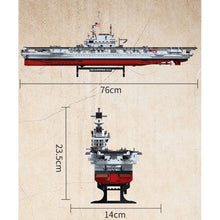 Load image into Gallery viewer, 1883PCS MOC Military Large USS Enterprise CV-6 Aircraft Carrier Figure Model Toy Building Block Brick Gift Kids DIY Set New Compatible Lego