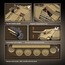 Load image into Gallery viewer, 702PCS MOC Military Jagdpanzer 38t Hetzer Tank Destroyer Figure Model Toy Building Block Brick Gift Kids DIY Set New Compatible Lego