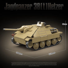 Load image into Gallery viewer, 702PCS MOC Military Jagdpanzer 38t Hetzer Tank Destroyer Figure Model Toy Building Block Brick Gift Kids DIY Set New Compatible Lego