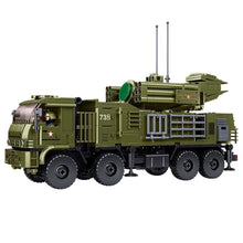 Load image into Gallery viewer, 669PCS MOC Military Pantsir S1S Air Defense System Truck Figure Model Toy Building Block Brick Gift Kids DIY Set New 1:35 Compatible Lego