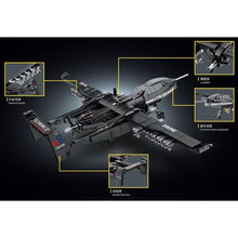 Load image into Gallery viewer, 536PCS MOC Military Double Twin Tailed Aileo Scorpion Drone Model Toy Building Block Brick Gift Kids DIY Set New Compatible Lego