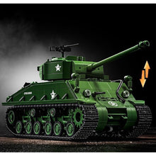 Load image into Gallery viewer, 1682PCS MOC Military M4 Sherman Medium Tank Figure Model Toy Building Block Brick Gift Kids DIY Set New Compatible Lego