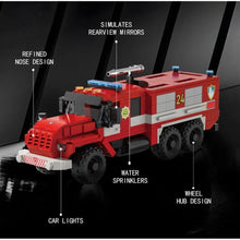 Load image into Gallery viewer, 526PCS MOC Technic Speed Vintage 4320 6x6 Fire Truck Engine Model Toy Building Block Brick Gift Kids DIY Set New Compatible Lego