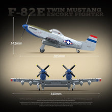 Load image into Gallery viewer, 1107PCS MOC Military F-82E Twin Mustang Escort Air Fighter Plane Figure Model Toy Building Block Brick Gift Kids DIY Set New Compatible Lego