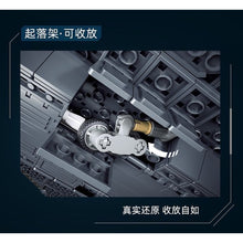 Load image into Gallery viewer, 1182PCS MOC Military J-36 Stealth Bomber Air Fighter Sixth Generation Jet Figure Model Toy Building Block Brick Gift Kids DIY Set New 1:44 Compatible Lego