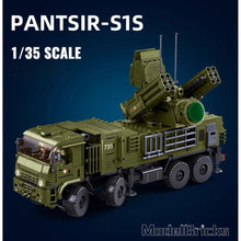Load image into Gallery viewer, 669PCS MOC Military Pantsir S1S Air Defense System Truck Figure Model Toy Building Block Brick Gift Kids DIY Set New 1:35 Compatible Lego