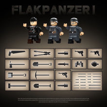 Load image into Gallery viewer, 675PCS MOC Military FLAKPANZER I Tank Figure Model Toy Building Block Brick Gift Kids DIY Set New Compatible Lego