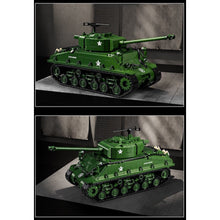 Load image into Gallery viewer, 1682PCS MOC Military M4 Sherman Medium Tank Figure Model Toy Building Block Brick Gift Kids DIY Set New Compatible Lego
