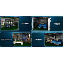 Load image into Gallery viewer, 3987PCS Military Large SR-71 Strategic U Type Submarine Undersea Boat Model Toy Building Block Brick Gift Kids DIY Set New Compatible Lego