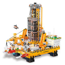 Load image into Gallery viewer, 3271PCS MOC Engineering Bluewhale 1 Drilling Platform Model Toy Building Block Brick Gift Kids DIY Set New Light