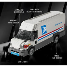 Load image into Gallery viewer, 526PCS MOC Technic Speed USPS US Postal Mail Delivery Truck Van Car Model Toy Building Block Brick Gift Kids DIY Set New Compatible Lego