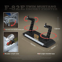 Load image into Gallery viewer, 1107PCS MOC Military F-82E Twin Mustang Escort Air Fighter Plane Figure Model Toy Building Block Brick Gift Kids DIY Set New Compatible Lego