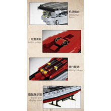 Load image into Gallery viewer, 1883PCS MOC Military Large USS Enterprise CV-6 Aircraft Carrier Figure Model Toy Building Block Brick Gift Kids DIY Set New Compatible Lego