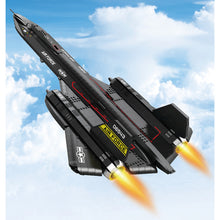 Load image into Gallery viewer, 1775PCS Military Large SR-71 Black Bird Reconnaissance Aircraft Model Toy Building Block Brick Gift Kids DIY Set New Compatible Lego