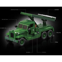 Load image into Gallery viewer, 428PCS Military Katyusha Rocket Artillery Truck Figure Model Toy Building Block Brick Gift Kids DIY Set New Compatible Lego