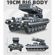 Load image into Gallery viewer, 583PCS MOC Military TOS-1A Heavy Flamethrower System Rocket Launcher Model Toy Building Block Brick Gift Kids DIY Set New Compatible Lego