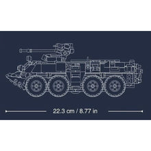 Load image into Gallery viewer, 611PCS MOC Military 2in1 BTR-80AS IFV Infantry Fighting Vehicle Figure Model Toy Building Block Brick Gift Kids DIY Set New 1:35 Compatible Lego