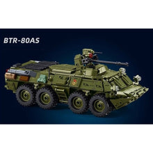 Load image into Gallery viewer, 611PCS MOC Military 2in1 BTR-80AS IFV Infantry Fighting Vehicle Figure Model Toy Building Block Brick Gift Kids DIY Set New 1:35 Compatible Lego