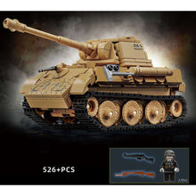 Load image into Gallery viewer, 526PCS MOC Military Leopard Tank Figure Model Toy Building Block Brick Gift Kids DIY Set New Compatible Lego