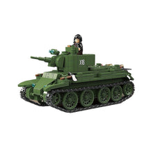 Load image into Gallery viewer, 675PCS MOC Military BT-7 Betushka Betka Early Fast Tank Figure Model Toy Building Block Brick Gift Kids DIY Set New Compatible Lego