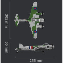 Load image into Gallery viewer, 526PCS MOC Military De Havilland Mosquito Wooden Wonder Bomber Air Fighter Figure Model Toy Building Block Brick Gift Kids DIY Set New Compatible Lego