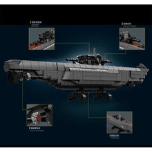 Load image into Gallery viewer, 738PCS MOC Military Undersea U Boat Ship Model Toy Building Block Brick Gift Kids DIY Set New Compatible Lego