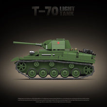 Load image into Gallery viewer, 689PCS MOC Military T-70 Light Tank Figure Model Toy Building Block Brick Gift Kids DIY Set New Compatible Lego