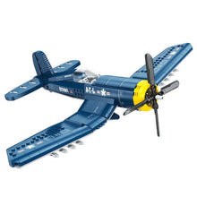 Load image into Gallery viewer, 767PCS MOC Military F4U Corsair Fighter Air Plane Model Toy Building Block Brick Gift Kids DIY Set New Compatible Lego